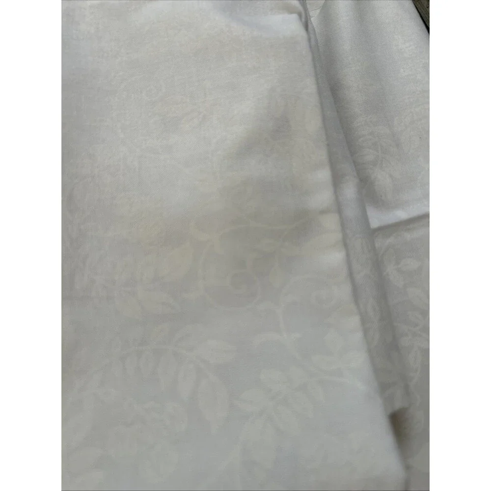 Cream White Beige Tonal Cotton Quilting Fabric Neutrals Filler Lot 5 Pc
